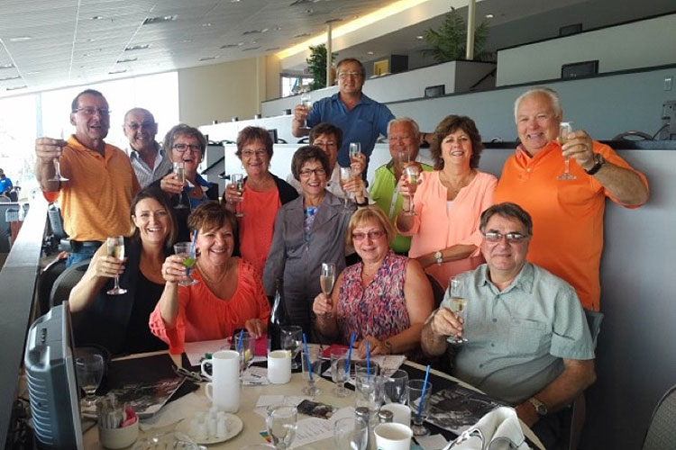 Kielbasa gang celebrating Kielbasa gang celebrating
