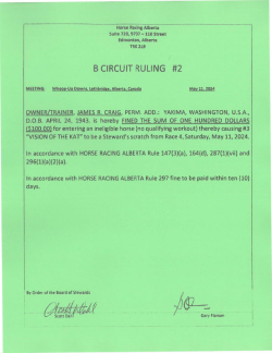 Ruling B002-2024