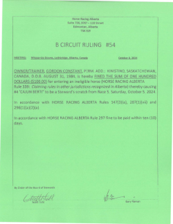 Ruling B054-2024
