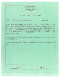 Ruling B021-2024