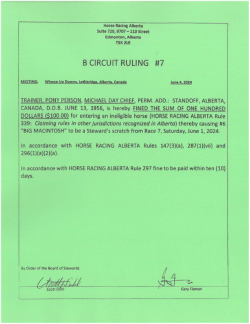 Ruling B007-2024