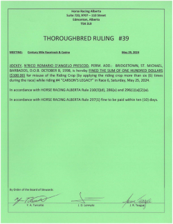 Ruling T039-2024