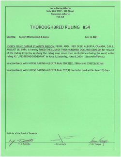 Ruling T054-2024