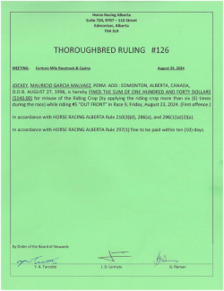 Ruling T126-2024
