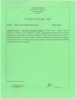 Ruling B059-2024