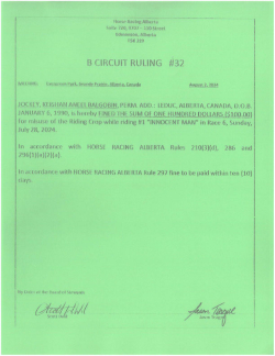 Ruling B032-2024
