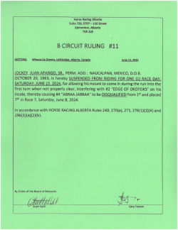 Ruling B011-2024