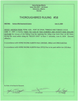Ruling T058-2024