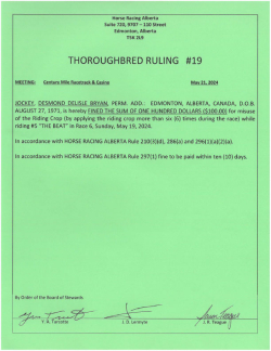Ruling T019-2024