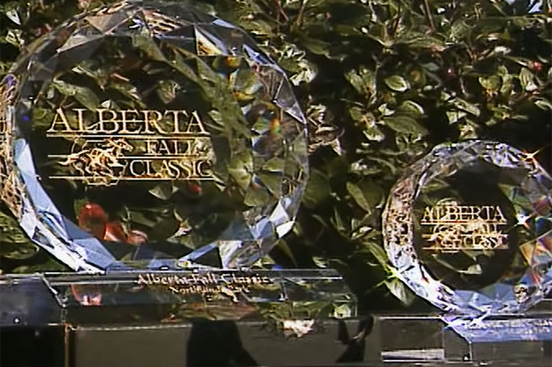 Alberta Breeders' Fall Classic trophies - the 25th renewal is October 2, 2021 - post 1:15 pm