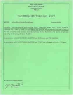Ruling T172-2024