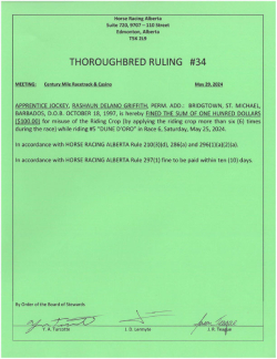 Ruling T034-2024