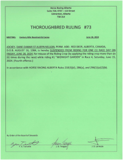 Ruling T073-2024