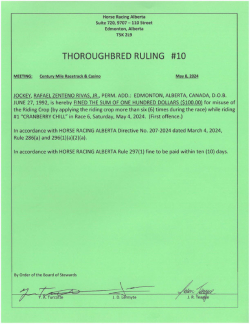 Ruling T010-2024
